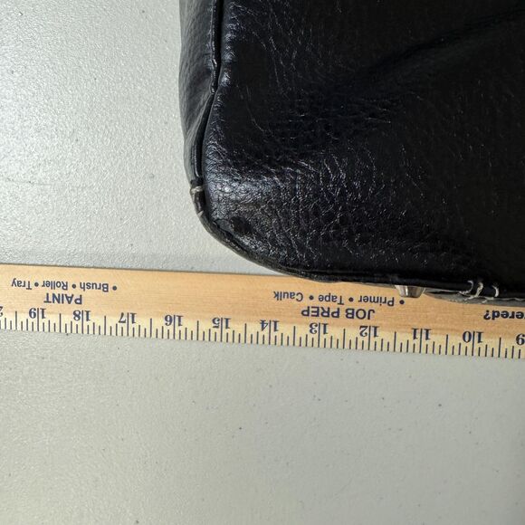 Totes Black Leather Large Handbag Women Shoulder Bag Roomy Pockets Purse Satchel - Picture 7 of 9